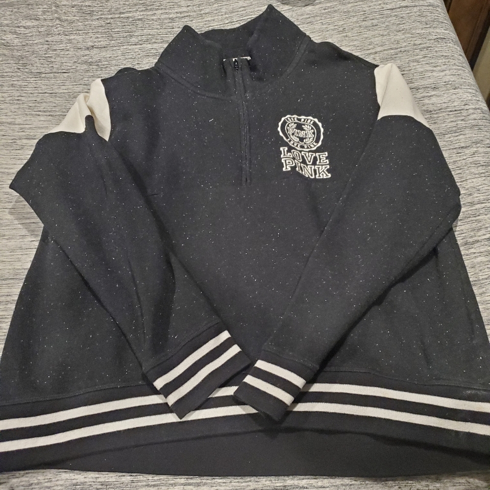 Pink half zip